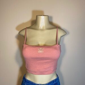 Adidas Light Pink Crop Top